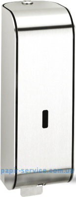 XINX617, Раздатчик дозатор мыла жидкого, MR. C. PROPER,104x117x300 мм,, серия XINOX