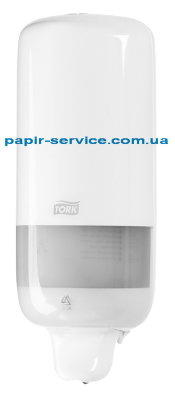 Tork диспенсер (держатель-дозатор) Макси для жидкого мыла 1,0 л., белый, 560000