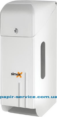 Держатель для туалетной бумаги нержавеющая сталь белая HD3B Simex (Испания)